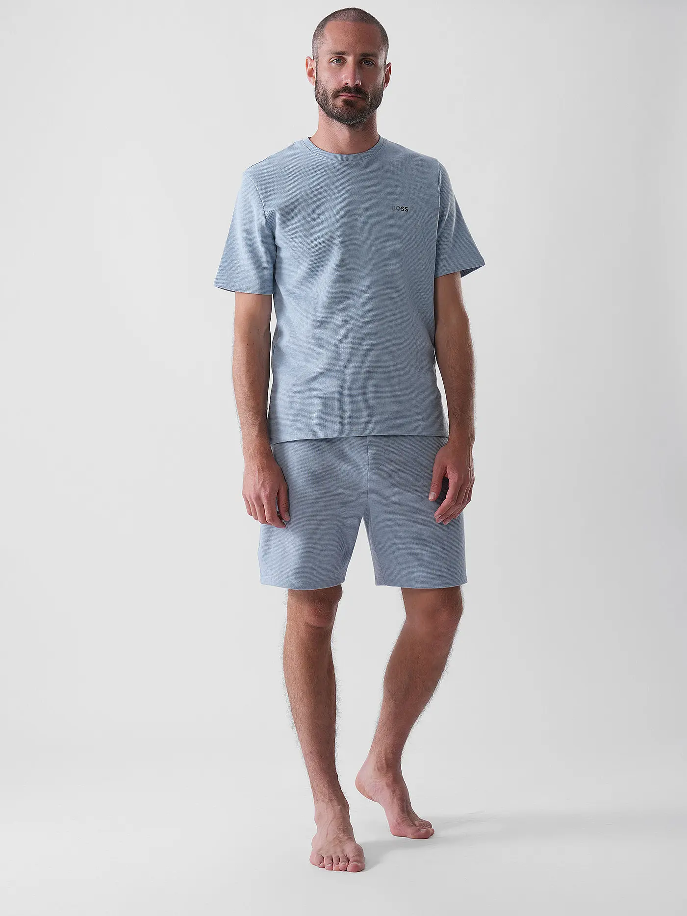 BOSS | Loungewear T-Shirt | hellblau